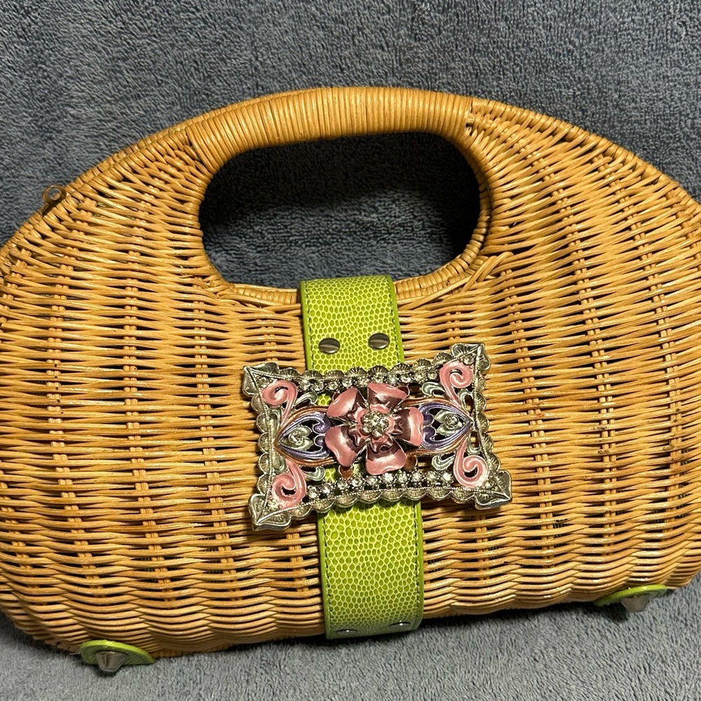 Wicker Clutch Purse